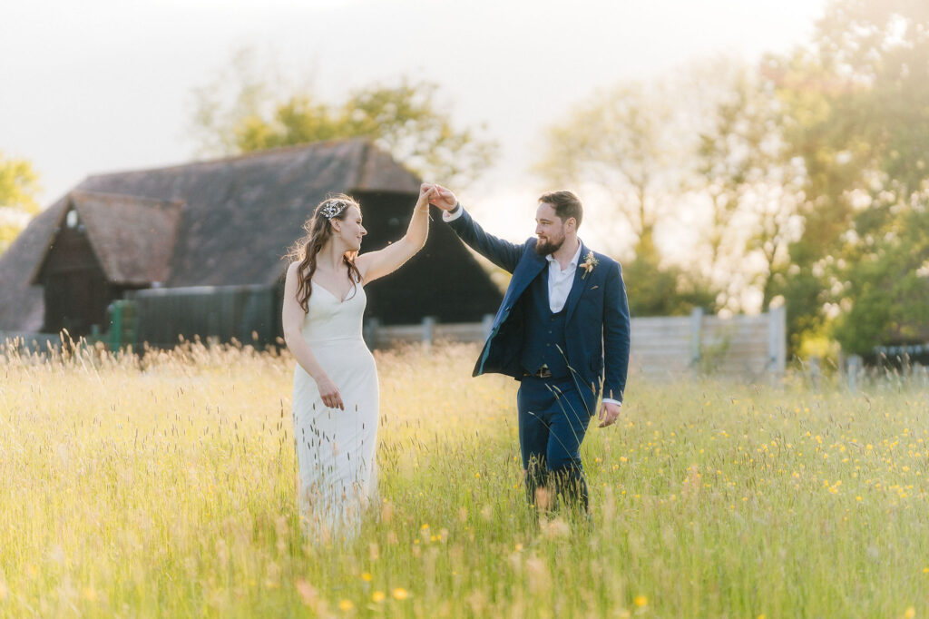Sussex barn wedding outdoor photos